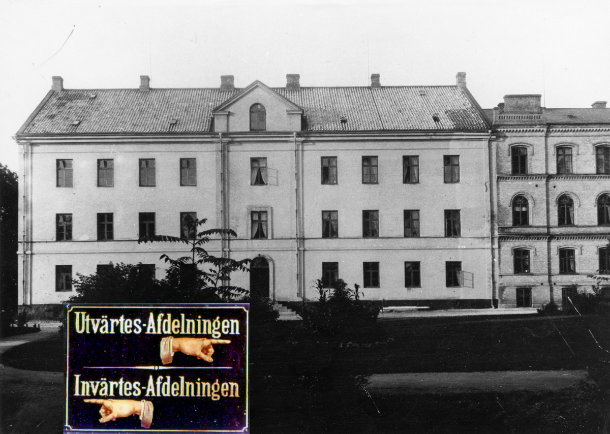 Lasarettet i Lunds byggnad från 1850