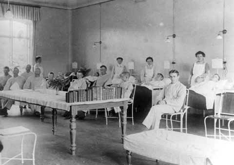 Sjuksal i början av 1920-talet