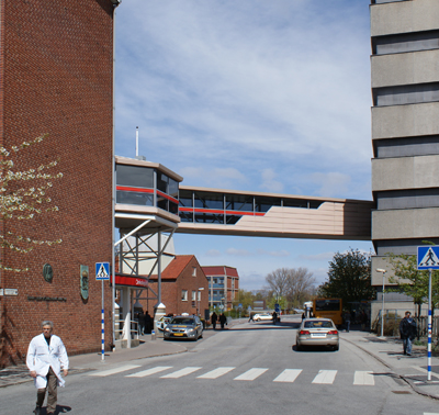 Förbindelsegång mellan Radiologien och Blocket