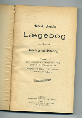 Henrik Smid's Laegebog