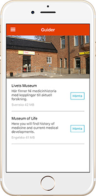 Audioguider Livets Museum