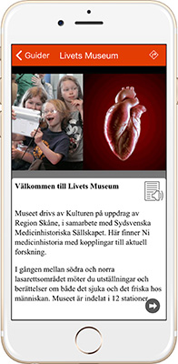 Audioguide Livets Museum