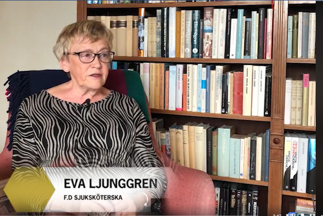 Eva Ljunggren berättar om centralblockets invigning