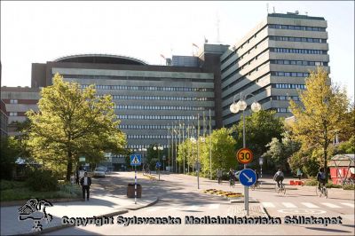 Universitetssjukhuset i Lund
Centralblocket på Universitetssjukhuset i Lund. Foto efter 2004, då helikopterplattformen på husets tak invigdes och senast 2010 då bilden digitaliserades. 
Nyckelord: Exteriör;Universitetssjukhus;Lund;USiL