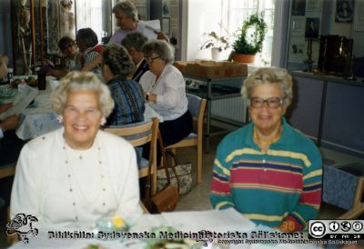 Medicinhistoriska Museet St Lars. Systrarna Hammarberg (Anna-Greta och Ing-Britt, "Bittan")
Nyckelord: Medicinhistoriskt;Museum;personal;St Lars;Hammarberg;Anna-Greta;Ing-Britt;Bittan