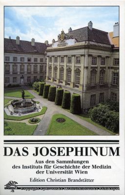 Medicinhistoriska museet Josephinum i Wien.
Medicinhistoriska museum i Europa."Das Josephinum". Samling vykort. Framsidan på kortsamlings-konvolutet.
Nyckelord: Medicinhistoriskt;Museum;Wien;Vykort;Samling