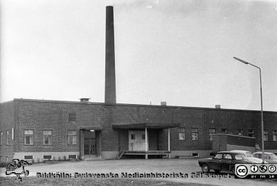 Troligen nya tvätten, nybyggd 1963
Bilder från sjukhusprästen Bernt Eriksson, 1960 - 2000-talen. Omärkt bild. Från foto. 
Nyckelord: Lasarettet;Lund;Universitetssjukhus;USiL;Tvätt
