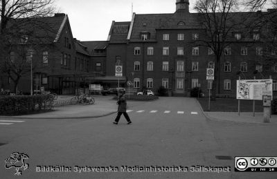 Landskrona Lasarett 1996
Lasarettsfotograferna i Lund,  pärm  Sv/v Neg, 1996. 35, 96. Från negativ
Nyckelord: Lasarettet;Lund;Universitetssjukhuset;USiL;Landskrona