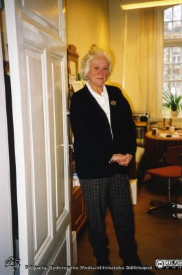Röntgensköterskan Kerstin Ahldin
Kapsel 28. Foto: Carolina Olsson. Originalfoto. Ej monterat
Nyckelord: Kapsel 28;Porträtt;Röntgen;Universitet;Lasarett;Lund