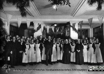 Prof. Karl Petréns 50-årsdag 1918
Kapsel 30. Originalfoto. Ej monterat
Nyckelord: Kapsel 30;Läkare;Professor;Fest;Uppvaktning