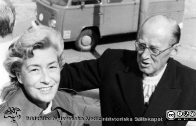 Bodo von Garrelts med maka Inger
Bilder fÃ¶r boken Urologi i Sverige, 1940-1990 av Gustav Giertz. Sid. 105. Reprofoto
Nyckelord: Urologi