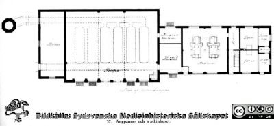 Malmö Allmänna Sjukhus i början på 1900-talet. Ångpanne- och maskinhuset med desinfektion och badrum. 
Album 1988B i lasarettsfotograf Björn Henrikssons samling. Reprofoto (juni 1988) av bilder från gamla MAS.37. Planritning från första halvan av 1900-talet. Från 35 mm repronegativ
Nyckelord: UMAS;MAS;Malmö_;Allmänna;Sjukhus;Planritning;Desinfektion;Badrum;Arkitektritning;Maskin;Panncentral