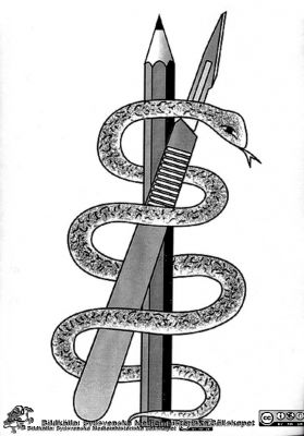 Bengt I. Lindskogs logotyp och Ex libris
Bengt I. Lindskogs logotyp och Ex libdris

Nyckelord: Logotyp;Sydsvenska;Medicinhistoriska;Sällskapet;&#039;Ex libris