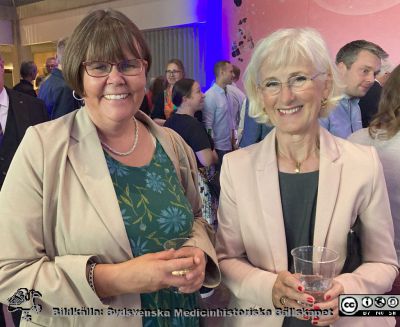 Inför invigningen av Forum Medicum i Lund. 
Vicedekan Lena Eliasson och dekan Kristina Åkesson i foajén till Forum Medicum. Foto Lars Malm 2023-08-30.
Nyckelord: Forum Medicum;Medicinska fakulteten;Lunds universitet;Invigning;Forskning;Utbildning