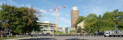 Forum Medicum byggs vid gamla vattentornet
Forum Medicum i Lund byggs. Foto från korsningen Tornavägen -Solvegatan från öster 2021-09-04, Berndt Ehinger
Nyckelord: Forum Medicum;Medicinska fakulteten;Lunds universitet;BMC;Biomedicinskt centrum