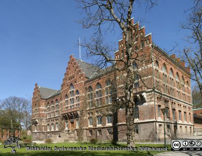 Universitetsbiblioteket i Lund. 
Foto Berndt Ehinger 2017-05-01.
Nyckelord: UB Lund;Universitetsbiblioteket i Lund;Lunds universitet;Universitetet i Lund