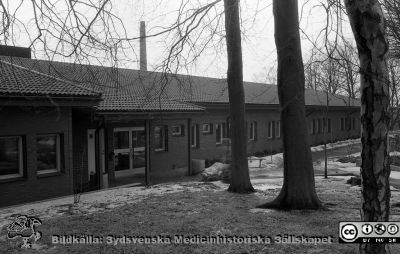 Vårdskolan i Ystad 1985
Lasarettsfotograferna i Lund,  pärm  Sv/v Negativ, 1985. 21/85. Vårdskolan i Ystad. Från negativ
Nyckelord: Lasarettet;Lund;Vårdskola;Ystad;Entr;MLL;Landsdting;Läns;Malmöhus