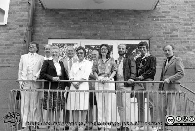 Förslagspriskommiten
Lasarettsfotograferna i Lund,  pärm  Sv/v Negativ, 1985. 85/56. Förslagspriskommiten. Från negativ
Nyckelord: Lasarettet;Lund;Universitetssjukhuset;USiL;Förslagskommittén;Pris;Prisutdelare;Administrtion;Facket;Facklig