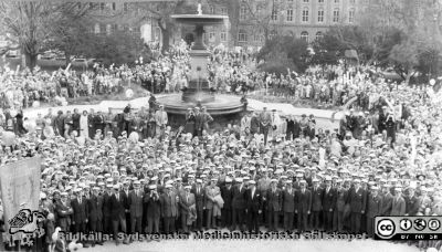 Rektorsuppvaktningen i Lund
1/5 1959  Rektorsuppvaktningen i Lund
Nyckelord: Lunds universitet;Rektorsuppvaktning;Akademiska föreningen;Studentkår