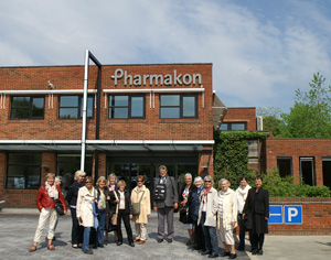 Guiderna på utflykt till Pharmakon i Danmark
