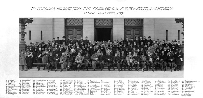Kongress i fysiologi och experimentell medicin, Lund 1925