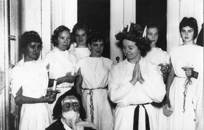 Lucia på urologen c:a 1960-talet