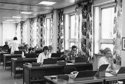 Telefonväxeln 1976