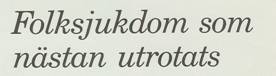 Folksjukdomstext