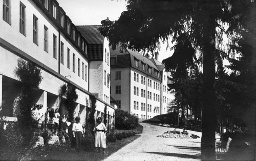 Orupssanatoriet, söderfasader