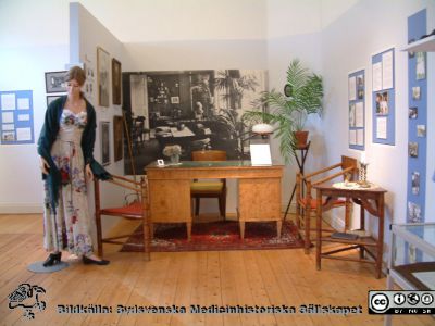 Medicinhistoriska museet i Lund år 2006.
Utställning om sjuksköterskeutbildning vid Södra Sveriges Sjuksköterskehem i Lund. Foto 2006.
Nyckelord: 2006; Medicinhistoriskt; Museum; St Lars; Lund; Utställning; Utbildning; Sjuksköterska; SSSH