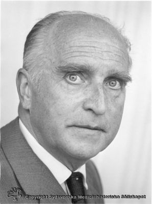 Karl Otto Granström
tTf professor i Lund 1934-1936. Sedermera överläkare, klinikchef och slutligen professor på Södersjukhuset i Stockholm. Foto c:a 1960. 
Nyckelord: Karl;Otto;Granström;Överläkare;Oftalmolog;Oftalmologi;Oftalmiarik;Lund;1960