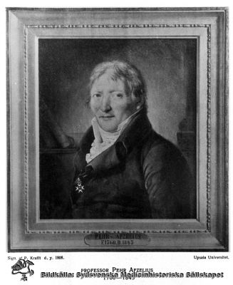 Professor Pehr Afzelius 1760-1843 
Porträtt. Sign af. P. Krafft d.y. 1808 Upsala Universitet
Nyckelord: Pehr;Afzelius;Krafft;Upsala;Universitet;Professor;Porträtt