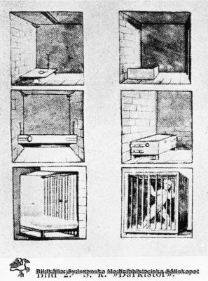 Dårkistor
Mentalsjukvård. MS - 8. 604. Bild 2. S. k. "Dårkistor". Reprofoto Monterat
Nyckelord: Mentalsjukvård;8.604;Dårkistor;Reprofoto;Monterat;Kapsel 10