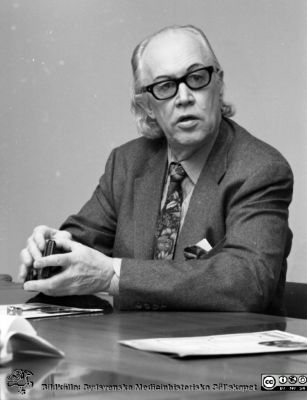 Nils Stormby, docent, politiker, sjukvårdsstyrelsens ordförande
Ur album 1994 I. Nils Stormby, docent, politiker, sjukvårdsstyrelsens ordförande. 
Nyckelord: UMAS;MAS;Malmö_;Allmänna;Sjukhus;Administration;Styrelse