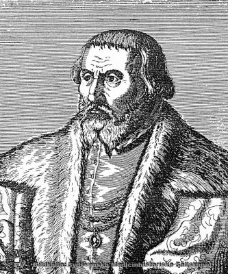 Pietro Andrea Mattioli (1501-1577)
Läkare och botanist. Beskrev första kända fallet av kattallergi. Publicerade första kända avbildningen av tomatplanta. Reprotryck. Monterat
Nyckelord: Reprotryck;Porträtt;Mattioli;Kapsel 12;1500-talet