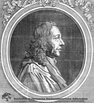 Marcello Malpighi (1628-1694)
 Reprotryck. Monterat. Proveniens okänd.
Nyckelord: Malpighi;Porträtt;Reprotryck;Kapsel 12;1600-talet