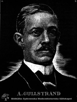 Allvar Gullstrand, 1862 - 1930
Belönad 1911 med Nobelpriset i fysiologi eller medicin "för hans arbeten rörande ögats dioptrik". Reprotryck Monterat
Nyckelord: Nobelpris;Nobelpristagare;Fysiologi;Medicin;Reprotryck;Porträtt;Kapsel 12