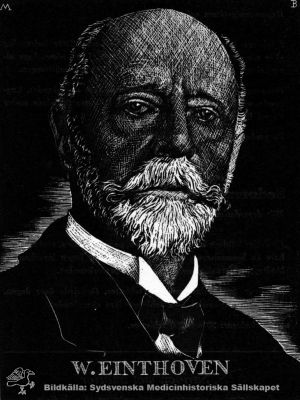 WILLEM EINTHOVEN, 1860 - 1927
Belönad 1924 med Nobelpriset i fysiologi eller medicin "för hans upptäckt av elektrokardiogrammets mekanism". Reprotryck. Monterat.
Nyckelord: Nobelpris;Nobelpristagare;Fysiologi;Medicin;EKG;Porträtt;Reprotryck;Kapsel 12