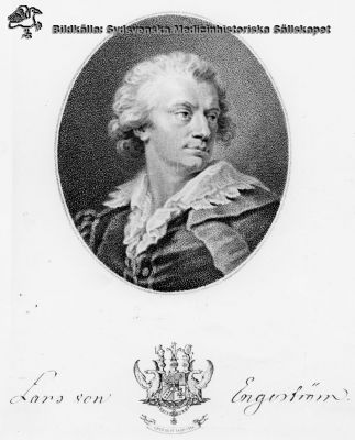 Universitetkansler Lars v. Engeström 1751-1826
Universitetskansler 1810-1824 vid Lunds universitet. Greve, diplomat, politiker och svensk utrikesstatsminister (1809-1824). Invaldes 1810 som ledamot nummer 342 av Kungliga Vetenskapsakademien, och blev den 12 februari 1793 hedersledamot av Kungliga Vitterhets Historie och Antikvitets Akademien.
Nyckelord: Universitetkansler;Lars;Engeström;Lund;Universitet;Porträtt