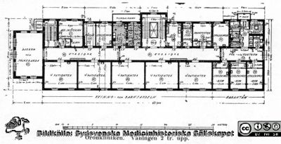 Öronkliniken i Lund, Våningen 2 tr. upp
Måttsatt planritning. Öronkliniken i Lund, Våningen 2 tr. upp. Tryck, okänd proveniens
Nyckelord: Tryck;Våningen;Lund;Lasarettet;Planritning;ronkliniken;Måttsatt;Kapsel 17;ron;Regionarkivet