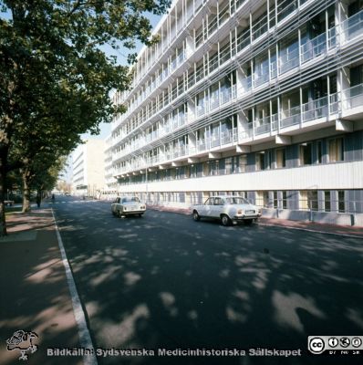 "Långa raden" på Malmö Allmänna Sjukhus
Album 1986 A i lasarettsfotograf Björn Henrikssons samling. MAS Malmö Allmänna Sjukhus. "Långa raden" 1986. Positiv filmbild.
Nyckelord: Album 1986A;MAS;Malmö_;Långa Raden