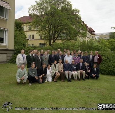 Malmö Allmänna Sjukhus 1995. Kurs på öronkliniken i diagnostiskt ultraljud för nordiska kollegor. 
Album MAS 1995 III (1-58) i fotograf Björn Henrikssons samling. 95-3-38. Kursledare Torsten Grunditz. Bland kursarrangörerna ingick Lars Malm och Lars Andréassson.  Numrerad och namnsatt bild: SMHS9186_000_04. Från negativ
Nyckelord: UMAS;MAS;Malmö_;Allmänna;Sjukhus;_ÖNH;_Öron-näsa-hals;Oto-rhino-laryngologi;Ultraljud;Kurs