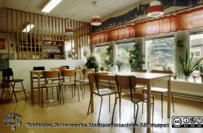 Röda Stugan", Lasarettet i Lunds barndaghem, 1990
Sjukhusets barndaghem i Lund, "Röda Stugan", låg på 1980-talet på tomten mellan infektionskliniken (i bakgrunden) och barnkliniken, dvs strax väster om radiologiska kliniken. När denna skulle utvidgas västerut flyttades barndaghemmet till tomten öster om ögonkliniken B, söder om psykiatriska kliniken (senare kallad Wigerthuset). Barndaghemmet dokumenterades inför flyttningen.
Nyckelord: Lasarettet;Lund;Universitet;Universitetssjukhus;Daghem;Barndaghem;Förskola