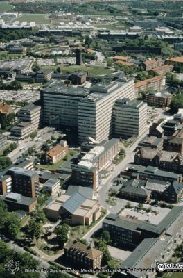 Flygfoto av Lasarettet i Lund från väster, c:a 1996.
Flygfoto av Lasarettet i Lund från väster, c:a 1996.
Nyckelord: Lasarettet;Lund;Universitetssjukhuset;USiL;Flygfoto;Centralblocket