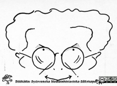 Karikatyr av Helge B. Wulff 1834, senare professor i kirurgi i Malmö
Karikatyr av Helge B. Wulff i "Medicinare i lundamiljö" (1969) tillägnad Medicinska Föreningen i Lund vid dess 75-årsjubileum 1969. Signaturen "Alvar" ritade 1934.
Nyckelord: Karikatyr;Medicinska;Föreningen;Lund