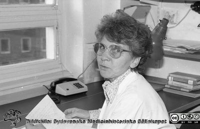 Elsa Rosengren
Elsa Rosengren vid sin skrivplats på sitt laboratorium på fysiologiska institutionen i Lund. Foto Olle Hammar.
Nyckelord: Fysiologiska Institutionen;Medicinska fkulteten;Lunds Universitet