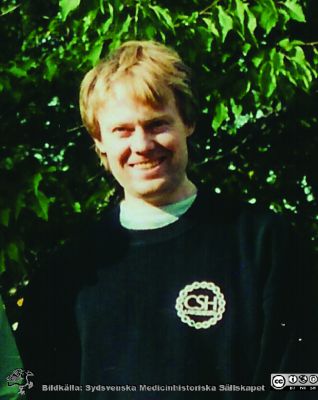 Åke Borg 1995. 
Åke Borg 1995. Bildkälla han själv.
Nyckelord: Lasarettet;Lund;Universitetssjukhuset;USiL;Onkologiska;Kliniken