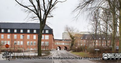 Universitetssjukhuset SUS Lund, 2012. 1918 års medicinska klinik och 1930-talets reumatologiska klinik.
Universitetssjukhuset SUS Lund, mars 2012. 1918 års medicinska klinik och 1930-talets reumatologiska klinik, sydfasaderna. De båda klinikernas hus är förbundna med en valvgång. Centralblocket i bakgrunden.
Nyckelord: Universitetssjukhuset SUS Lund;USiL;Medicinska;Klinik;Reumatologisk;Centralblocket