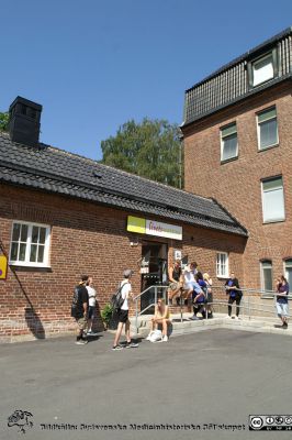 Entrén, Livets Museum i Lund, 8 juni 2018. 
Foto Berndt Ehinger
Nyckelord: Livets Museum;Sydsvenska Medicinhistoriska Sällskapet;Lund
