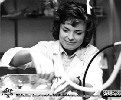 Laboratorieassisten BMA Lena Barnekow.
Ur Bo Siesjös fotoalbum 1964 - ~1992 Laboratorieassisten BMA Lena Barnekow.
Nyckelord: Experimentell hjärnforskning;Lunds universitet;Lasarettet i Lund